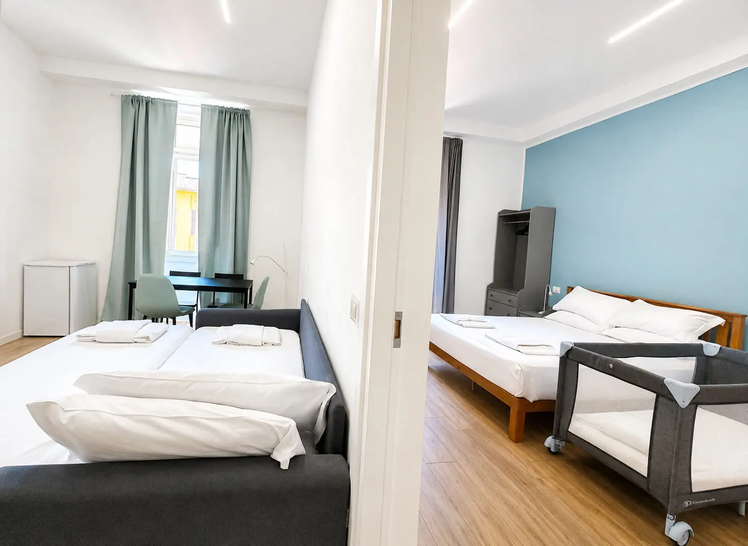 Lexie Suite, vista general con cuna